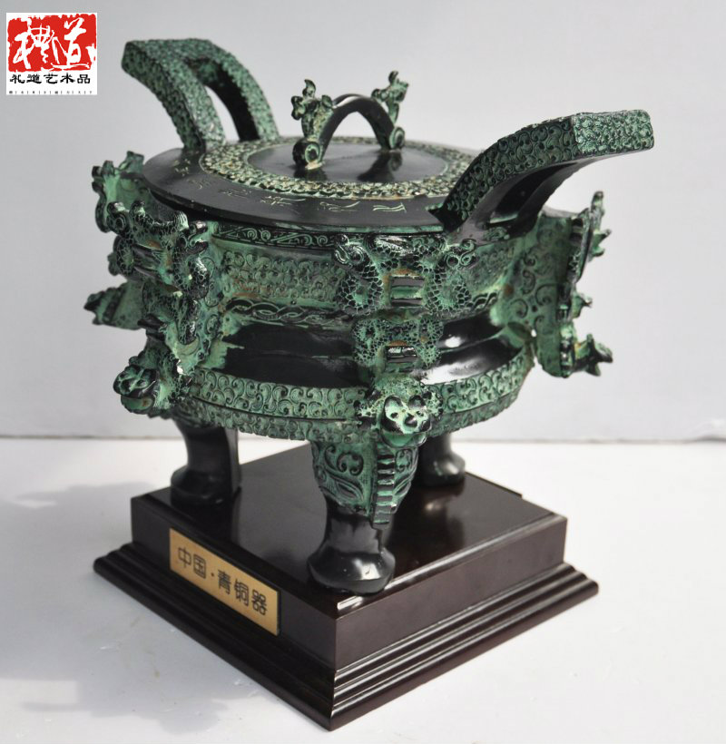 郑州铜鼎王子午鼎摆件仿古青铜器楚国