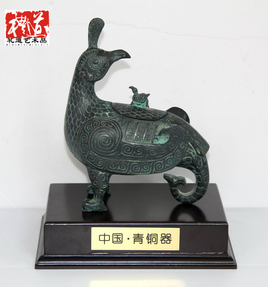 郑州仿古青铜器山西晋侯鸟尊摆件仿古青铜器工艺品